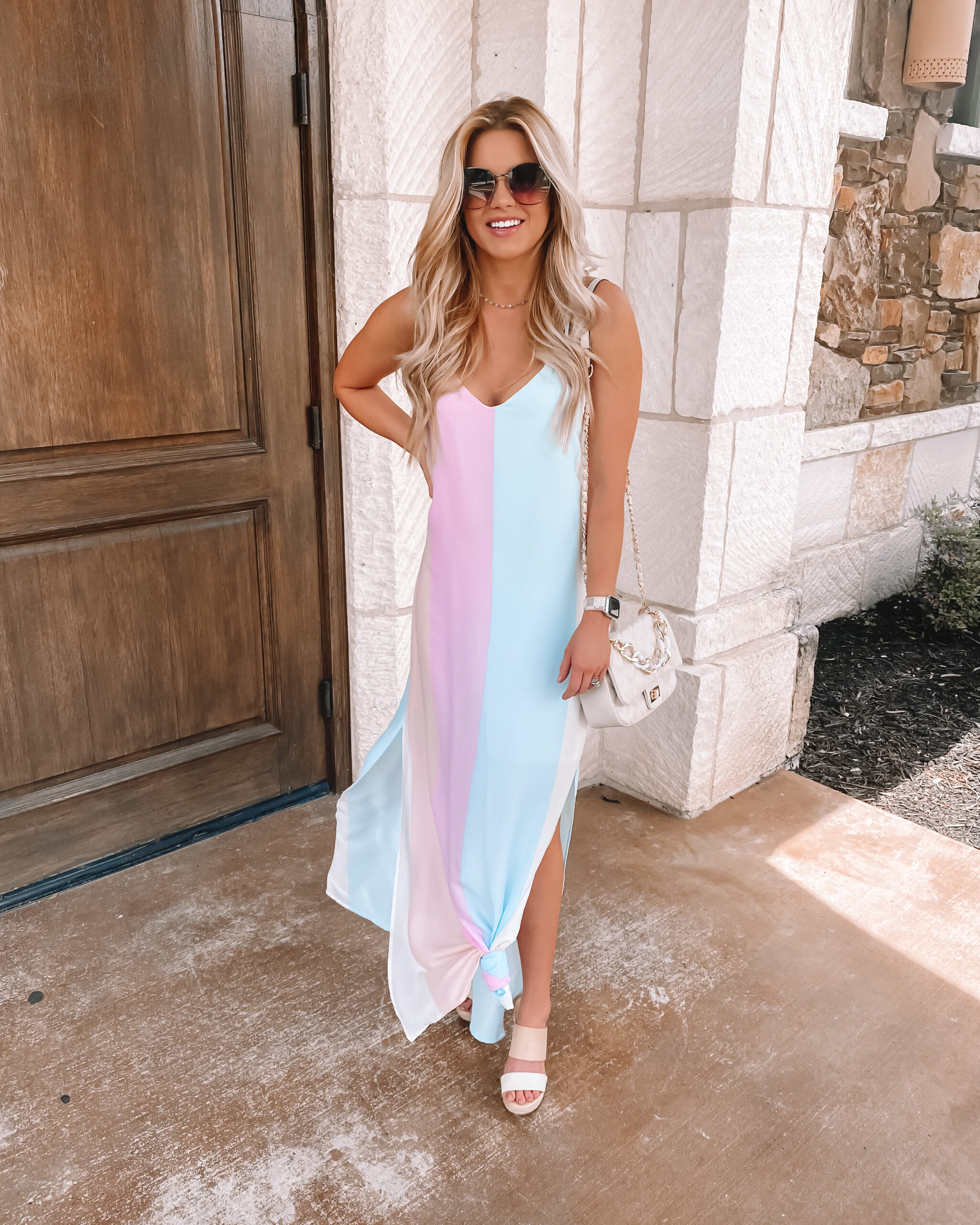 Pastel Maxi Dress Michele Jaliene